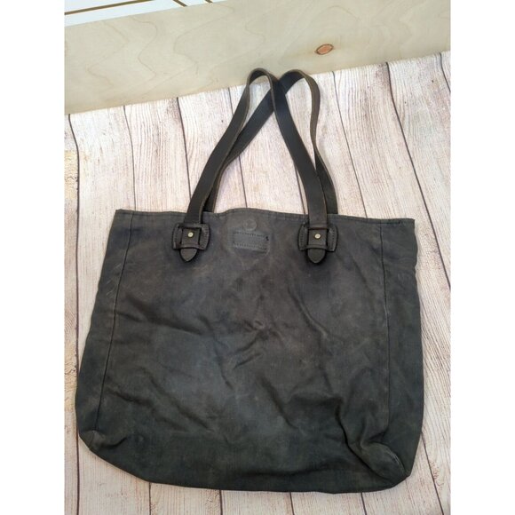 Tanner Goods Men's Canvas Leather Tote Travel Bag Made in USA - Picture 9 of 11